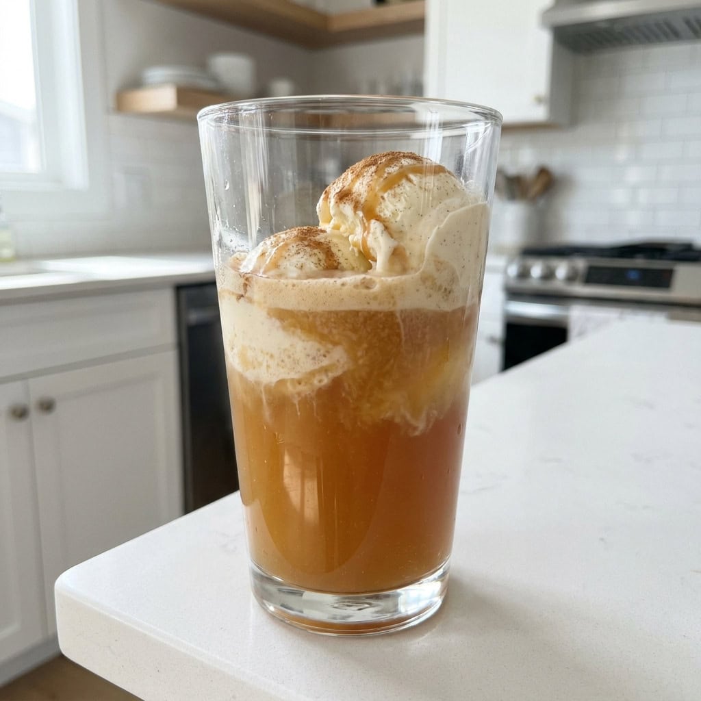 Apple Cider Float Mocktail Recipe