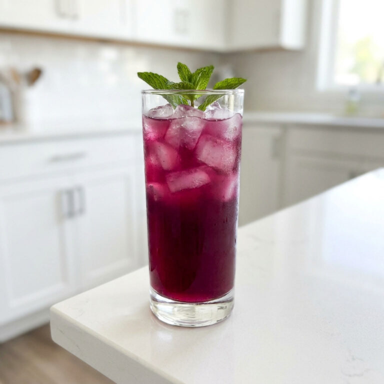 Black Raspberry Lemonade Mocktail Recipe