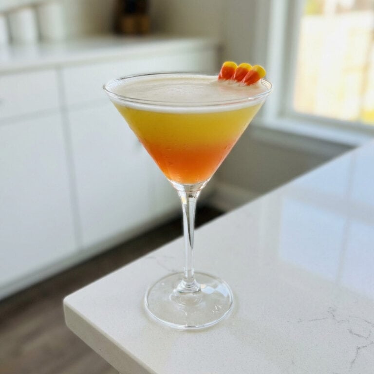 Candy Corn Martini Cocktail Recipe