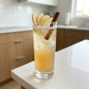 Cinnamon Apple Fizz Mocktail Recipe