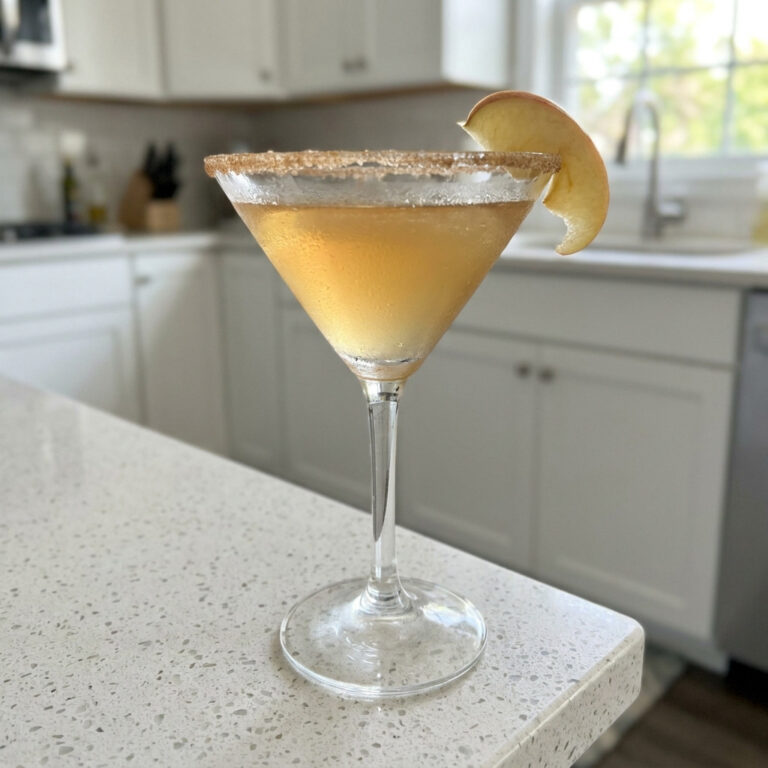 Cinnamon Apple Martini Cocktail Recipe