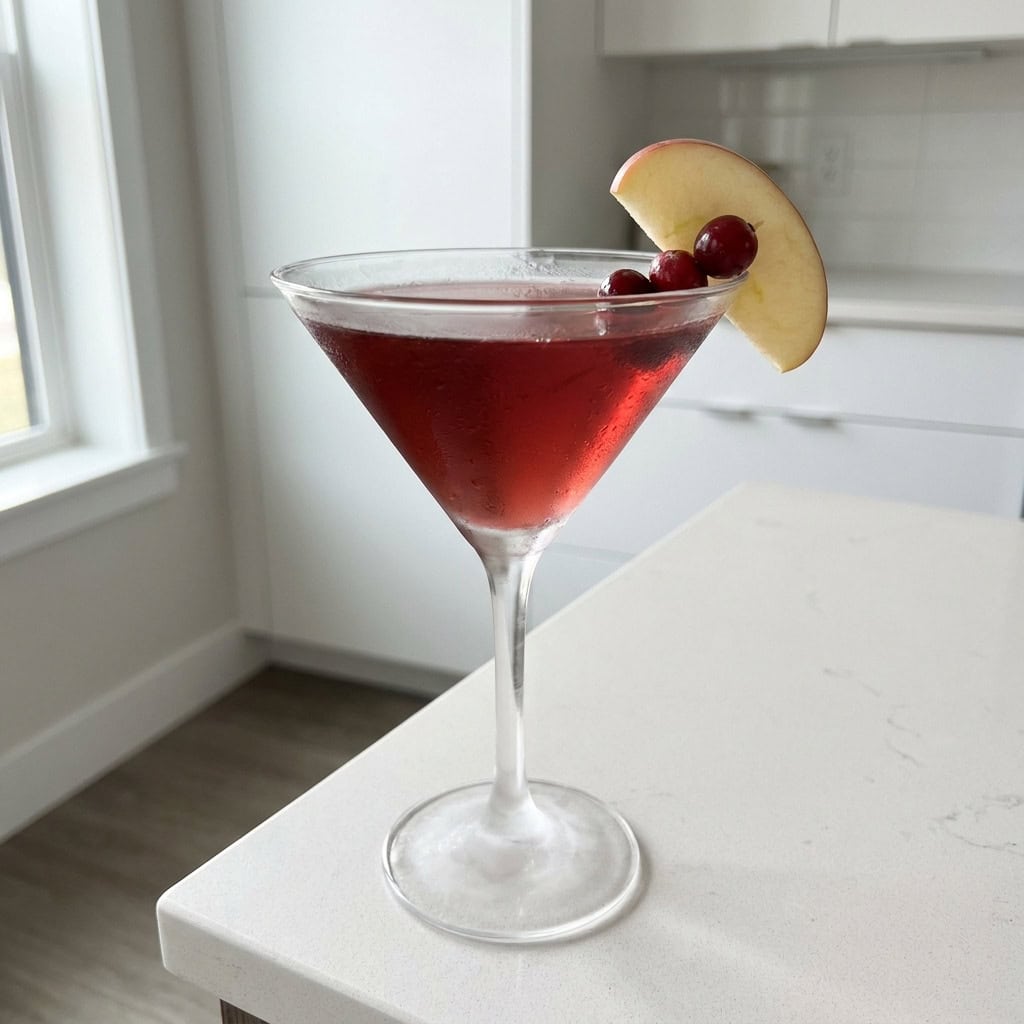 Cran-Apple Martini Cocktail Recipe