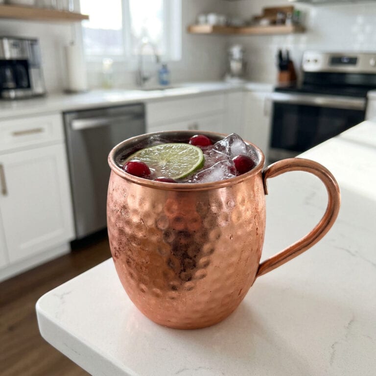 Cranberry Moscow Mule Cocktail Recipe