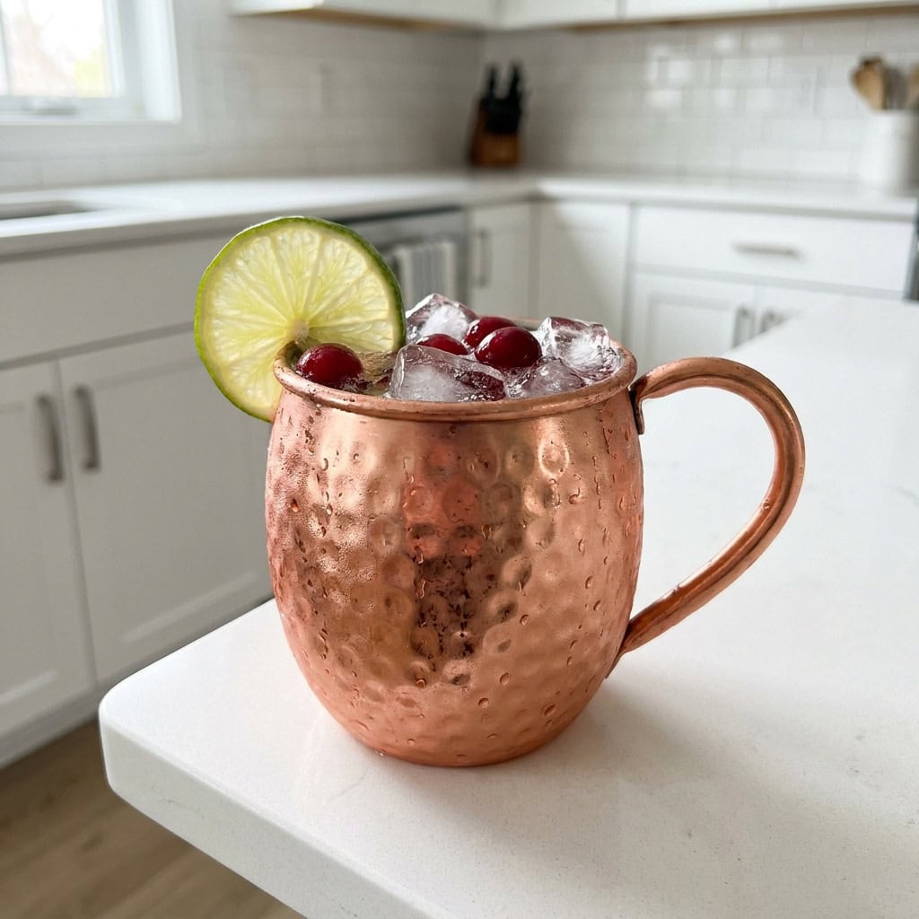 Cranberry Moscow Mule Cocktail Recipe