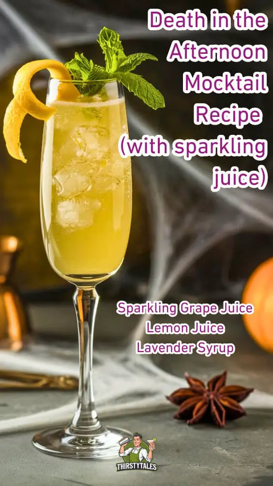 Death in the Afternoon Mocktail Recipe (with sparkling juice)