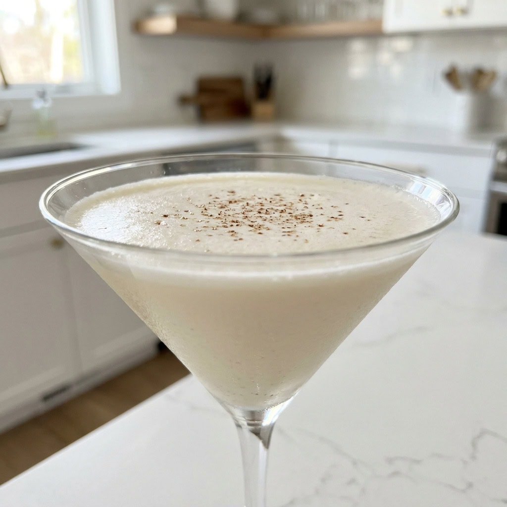 Eggnog Martini Cocktail Recipe