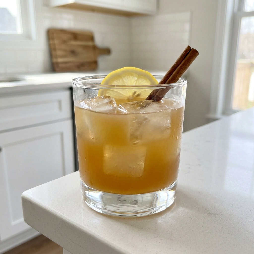 Fall Spiced Whiskey Sour Cocktail Recipe