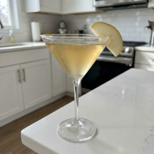 Honey Spiced Pear Martini Cocktail Recipe