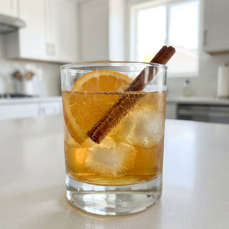 Maple Bourbon Fizz Cocktail Recipe
