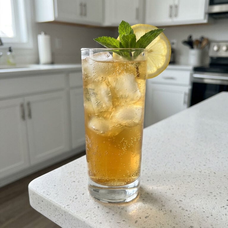Maple Ginger Sparkler Mocktail Recipe