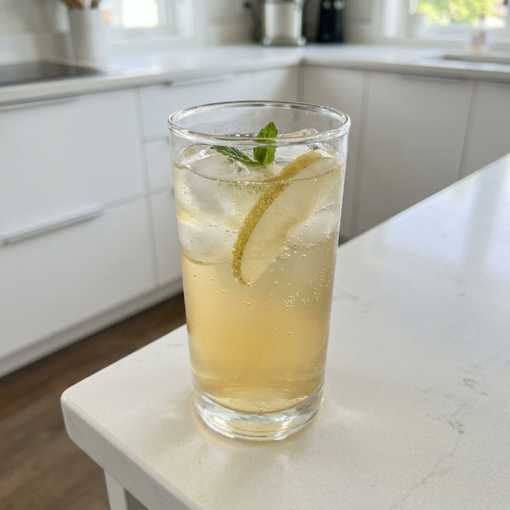 Pear Ginger Mocktail Recipe