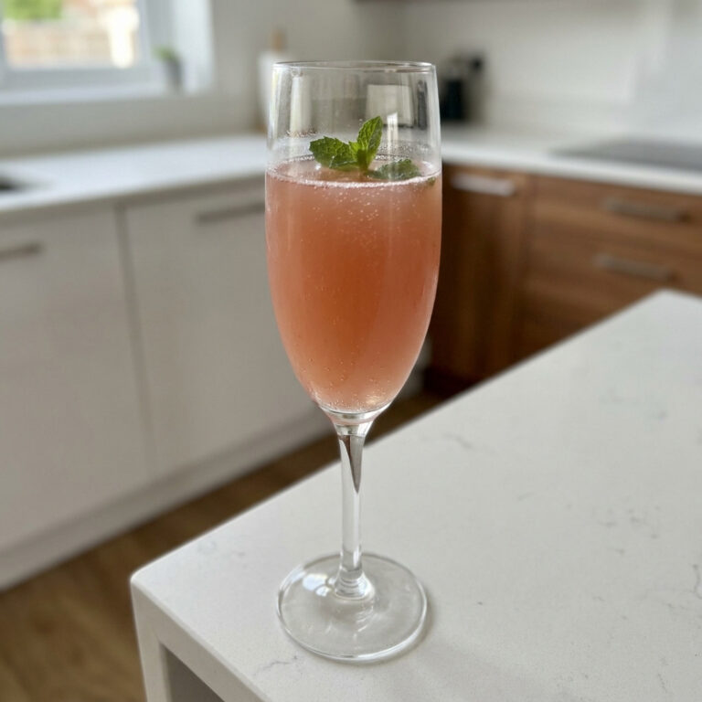 Pear & Pomegranate Bellini Cocktail Recipe