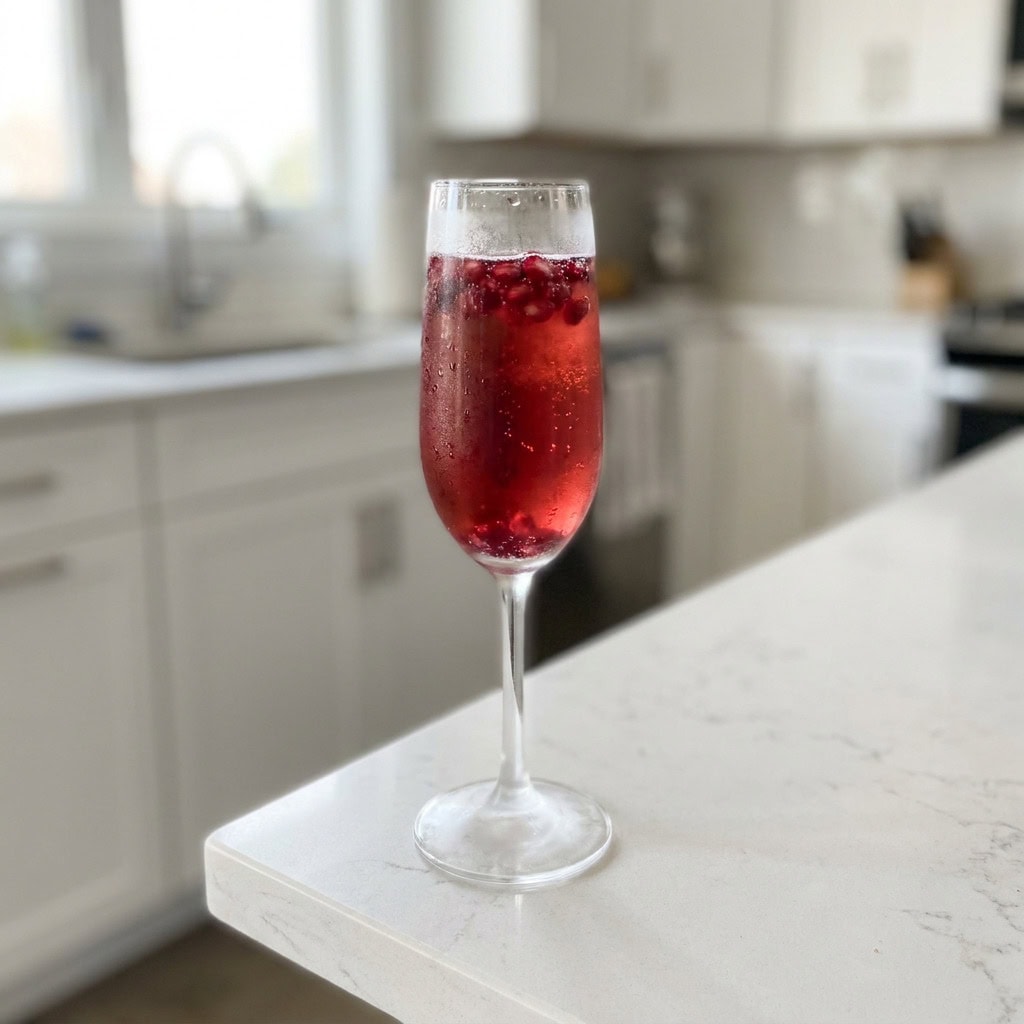 Pomegranate Sparkling Cocktail Recipe
