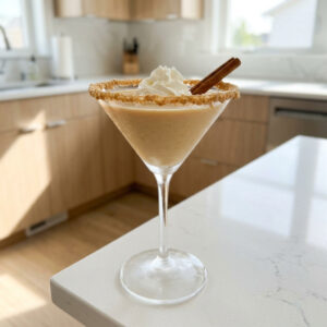 Pumpkin Cream Martini Cocktail Recipe