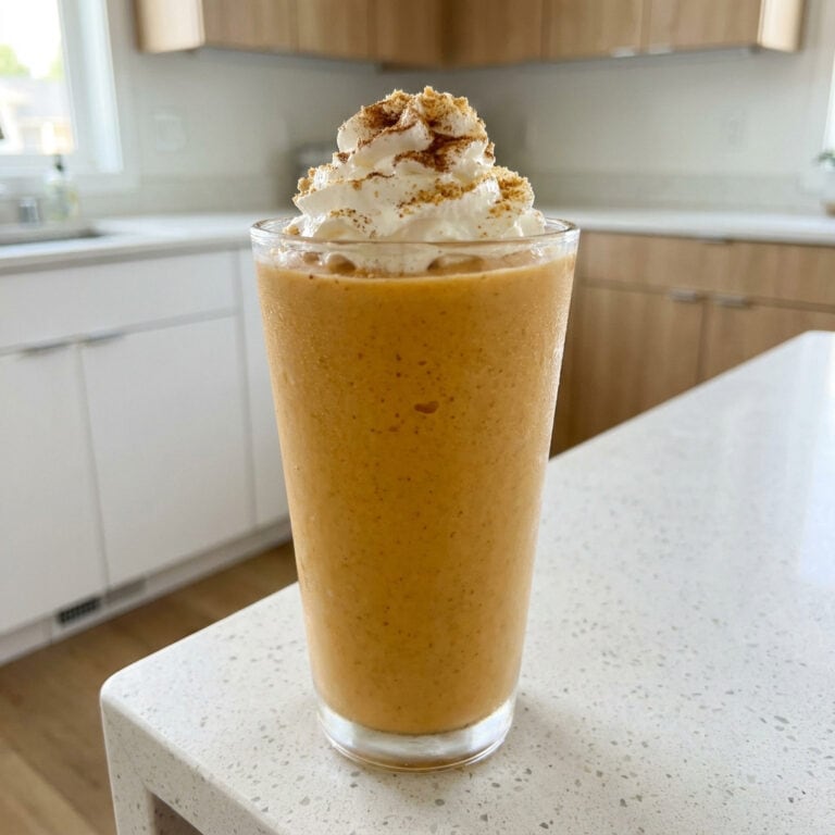 Pumpkin Pie Milkshake Mocktail Recipe