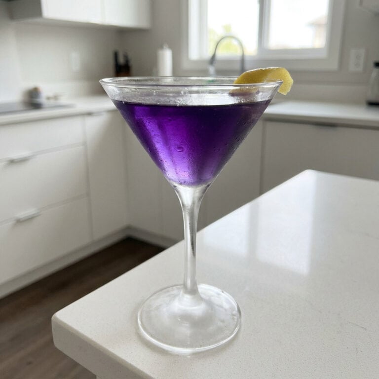 Purple Dragon Martini Cocktail Recipe