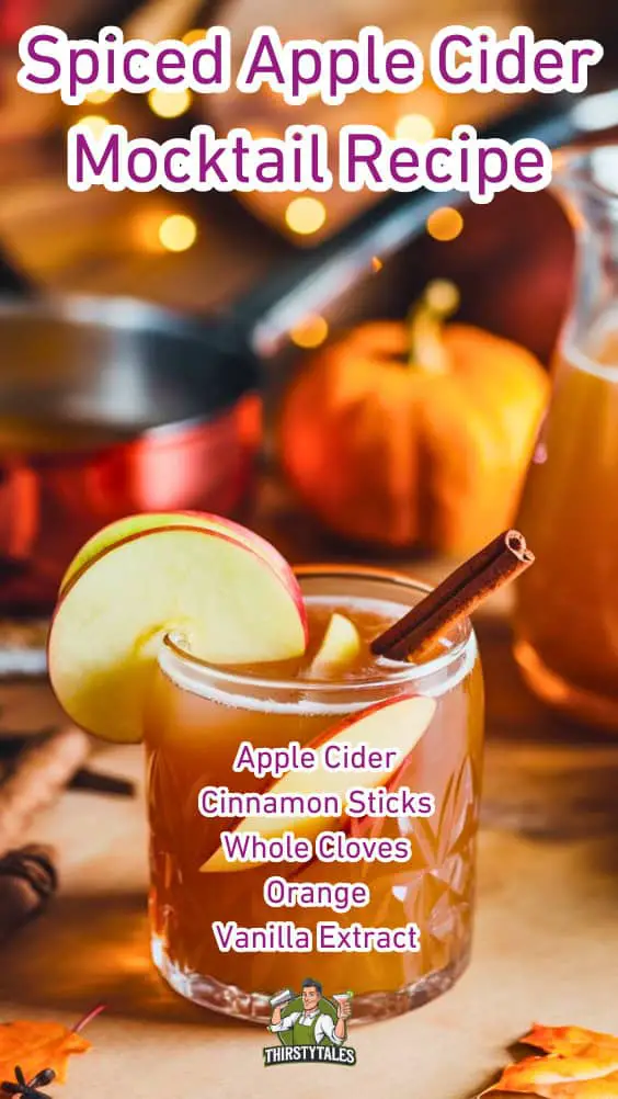 Spiced Apple Cider Mocktail Recipe