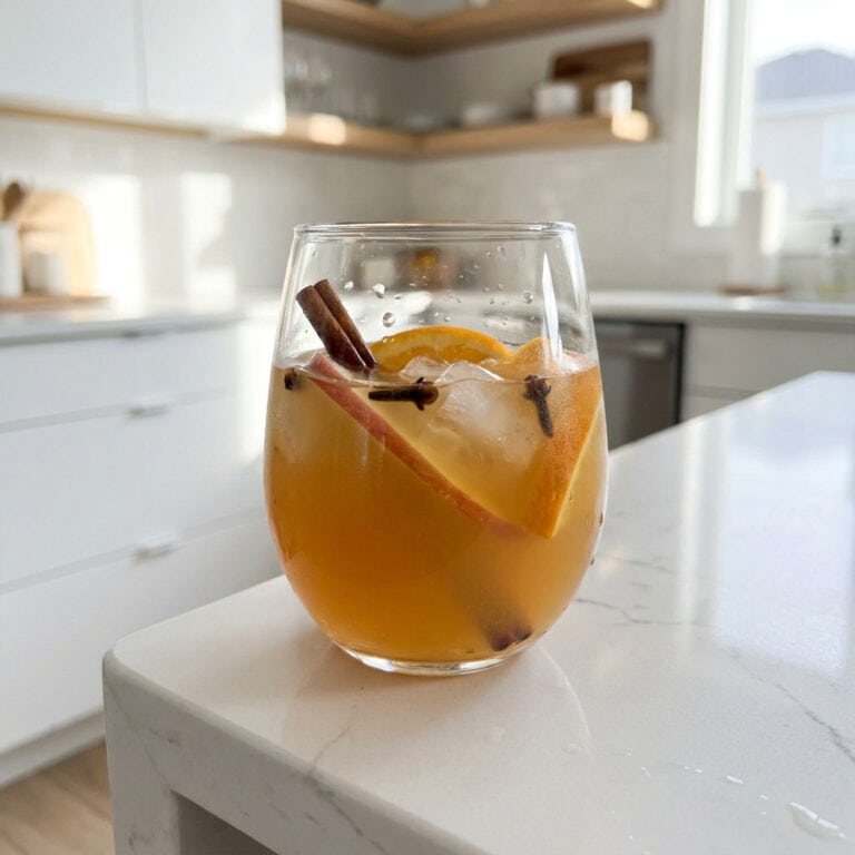Spiced Apple Cider Sangria Cocktail Recipe
