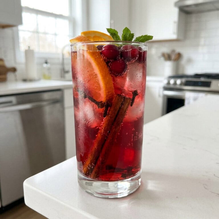 Spiced Cranberry Punch Cocktail Recipe