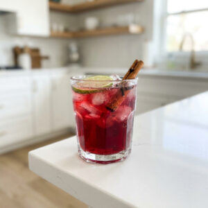 Spiced Cranberry Spritzer Mocktail Recipe