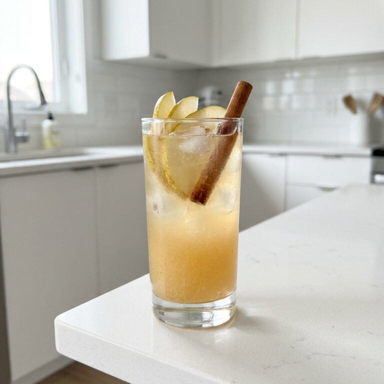Spiced Pear Punch Mocktail Recipe