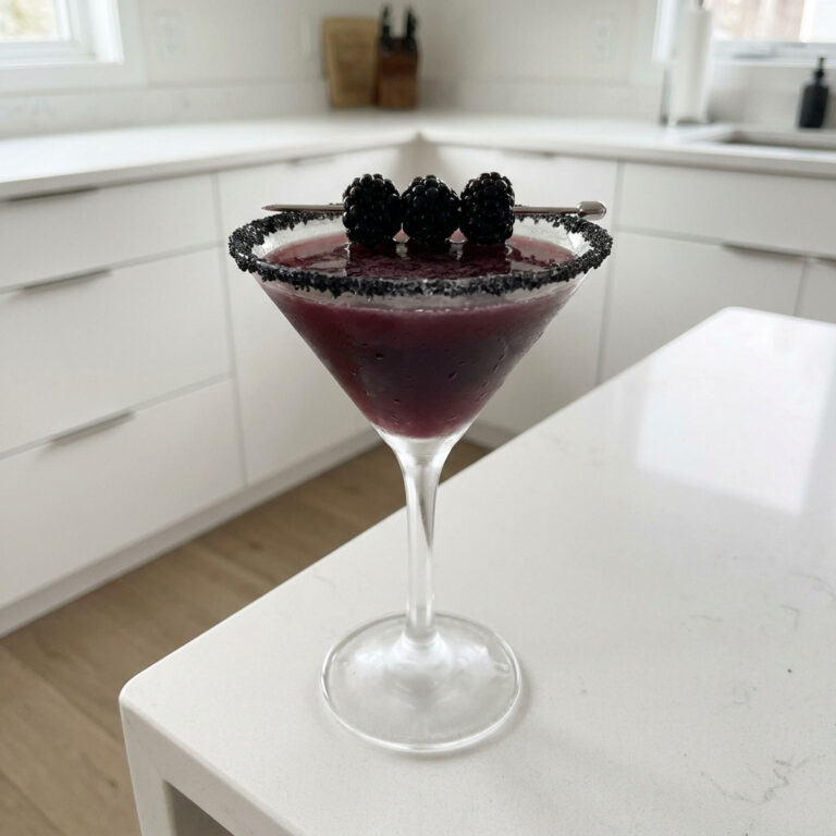The Black Heart Martini Cocktail Recipe