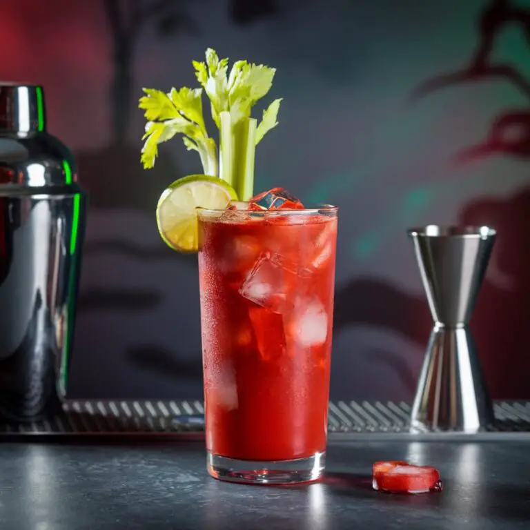 The Bloody Elixir Cocktail Recipe (Bloody Mary variation)
