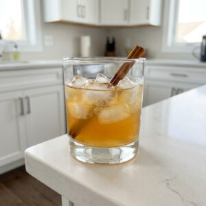 Vanilla Bean Bourbon Cider Cocktail Recipe