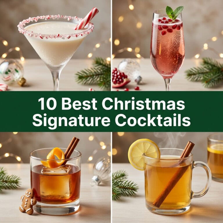 10 Best Christmas Signature Cocktails