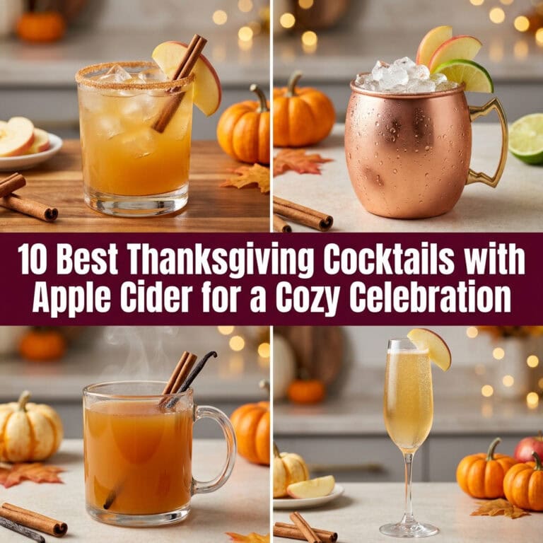10 Best Thanksgiving Cocktails with Apple Cider for a Cozy Celebration