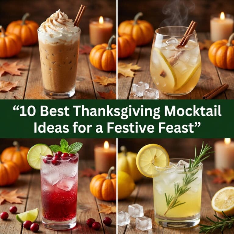 10 Best Thanksgiving Mocktail Ideas for a Festive Feast