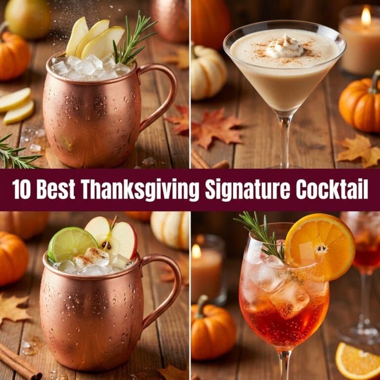 10 Best Thanksgiving Signature Cocktail Ideas