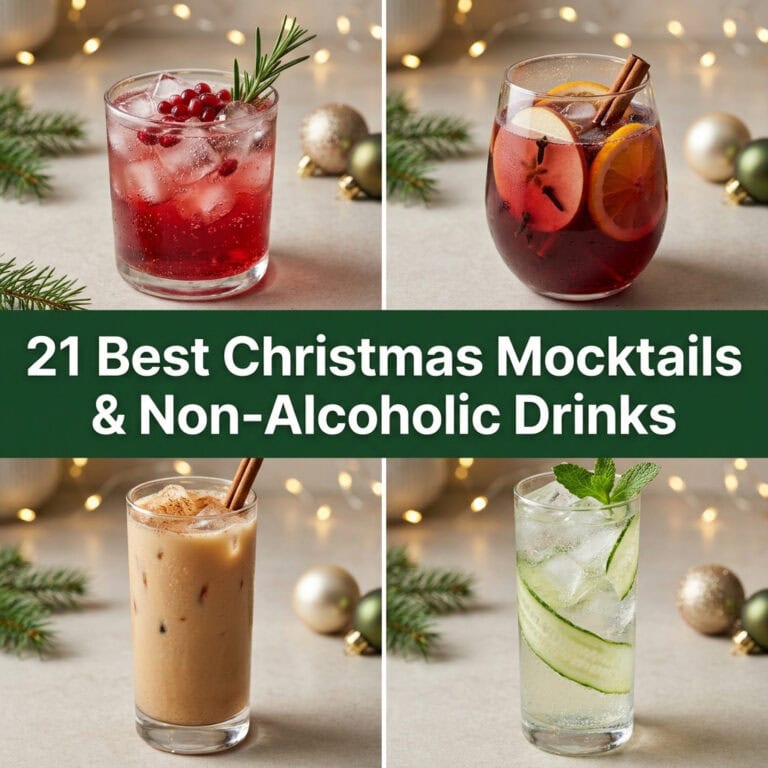 21 Best Christmas Mocktails & Non-Alcoholic Drinks