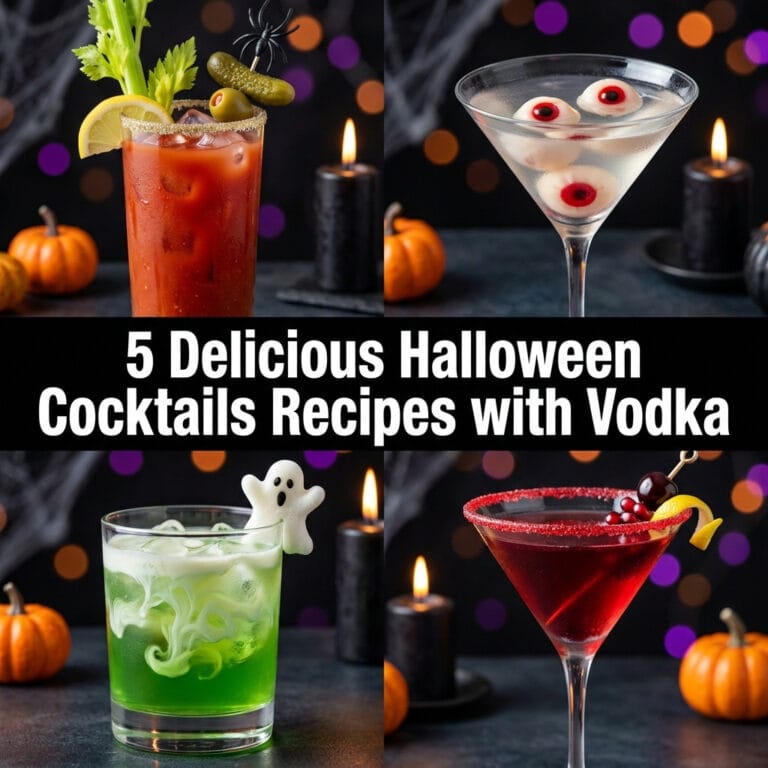 5 Delicious Halloween Cocktails Recipes with Vodka