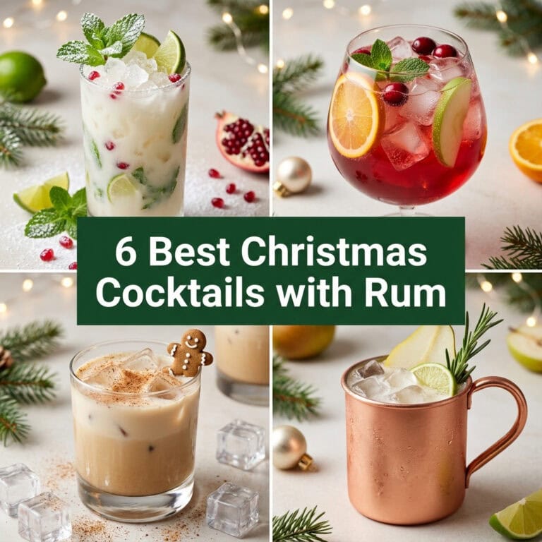 6 Best Christmas Cocktails with Rum