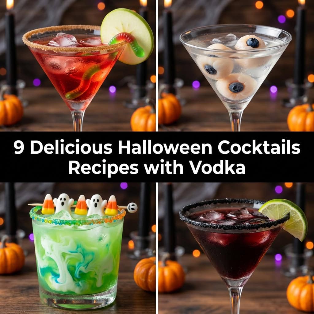 9 Delicious Halloween Cocktails Recipes with Vodka