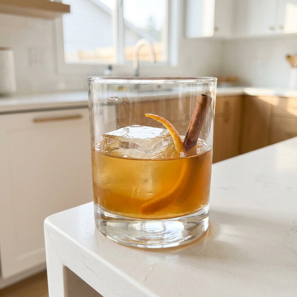 Apple Cider Old Fashioned Cocktail Recipe