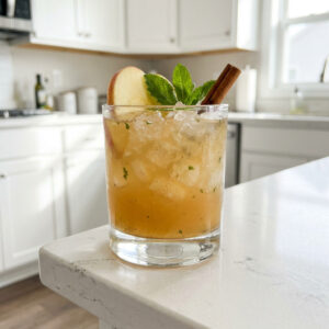 Apple Cider Whiskey Smash Cocktail Recipe