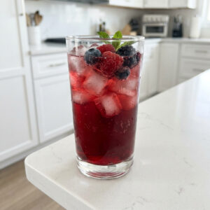 Berry Harvest Spritzer Mocktail Recipe