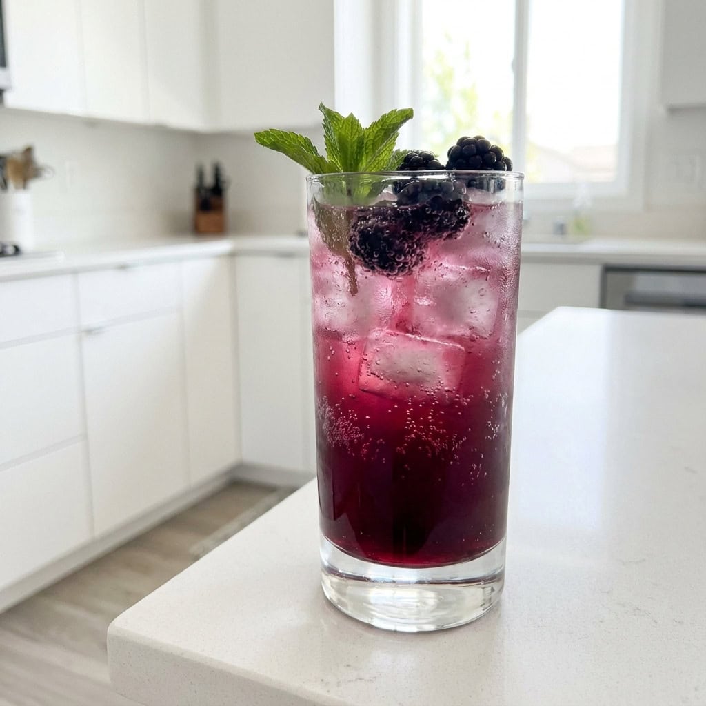 Blackberry Lemon Mocktail Recipe