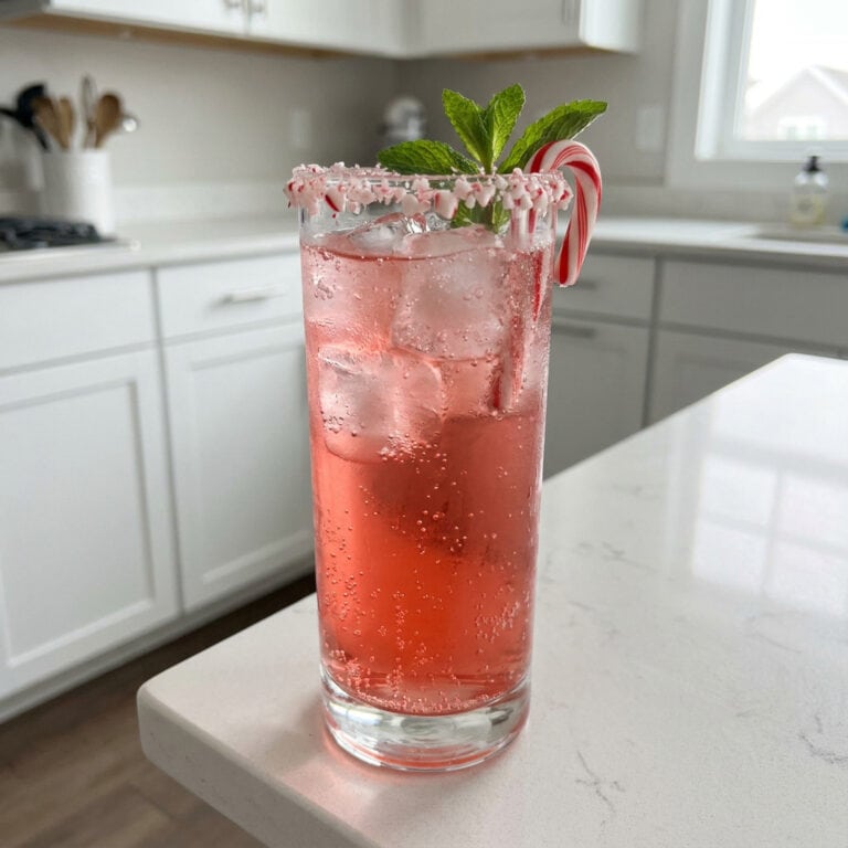 Candy Cane Cooler Mocktail Recipe