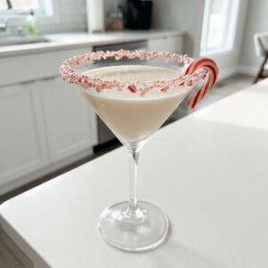 Candy Cane Martini Cocktail Recipe