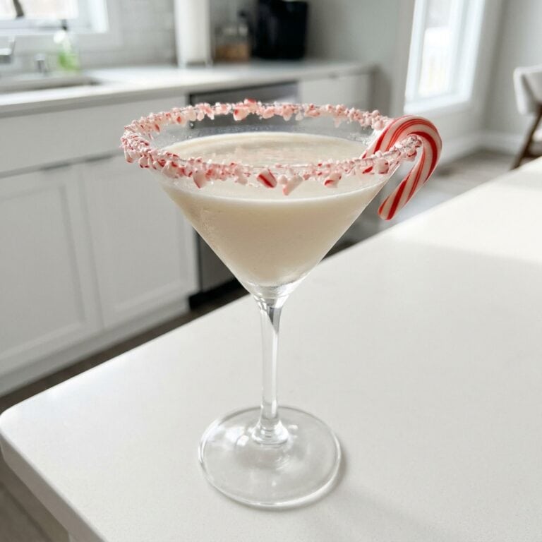 Candy Cane Martini Cocktail Recipe