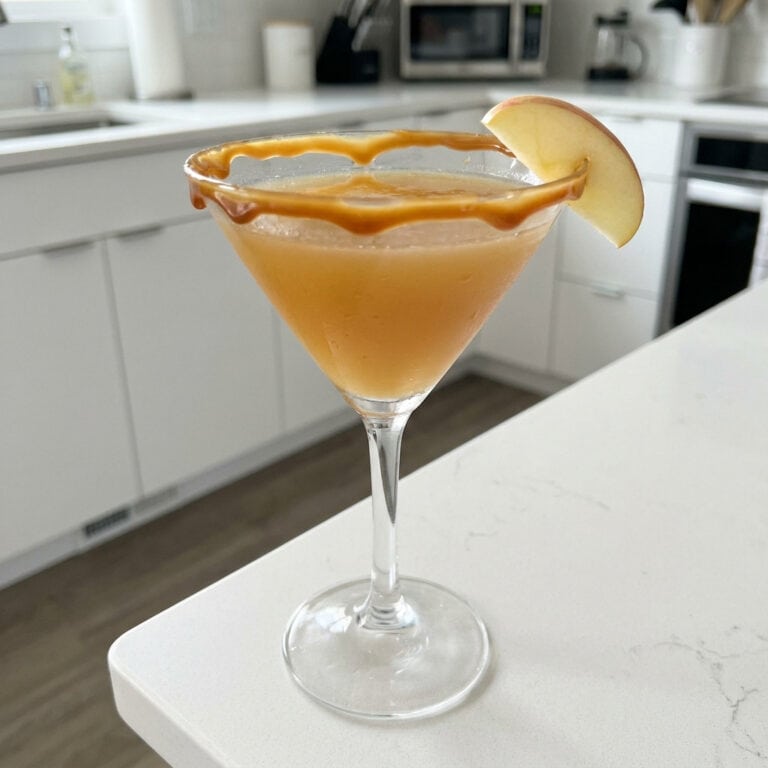 Caramel Apple Cider Martini Cocktail Recipe