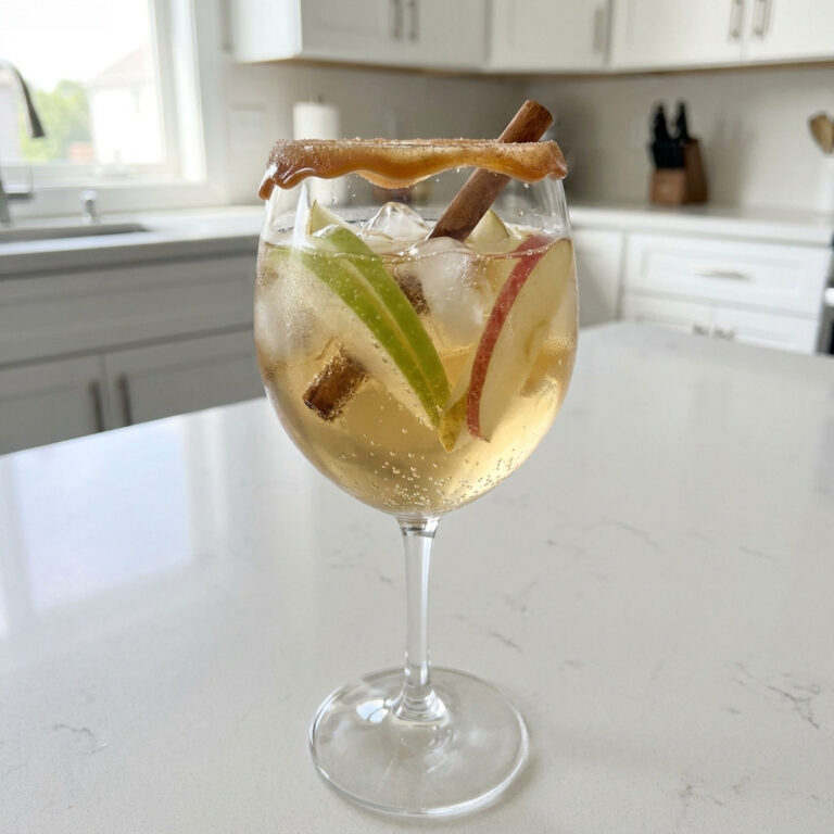 Caramel Apple Sangria Cocktail Recipe