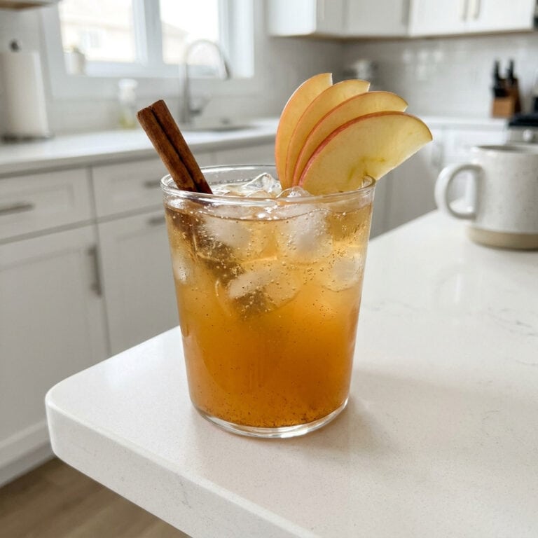 Cinnamon Apple Cider Mocktail Recipe