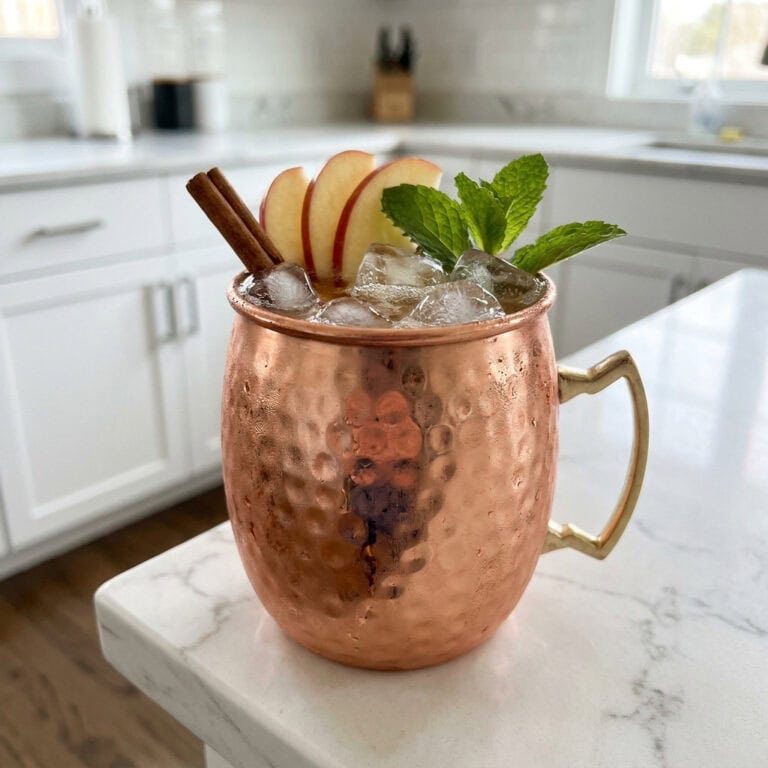 Cinnamon Apple Cider Mule Cocktail Recipe