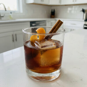 Cinnamon Bourbon Old Fashioned Cocktail Recipe