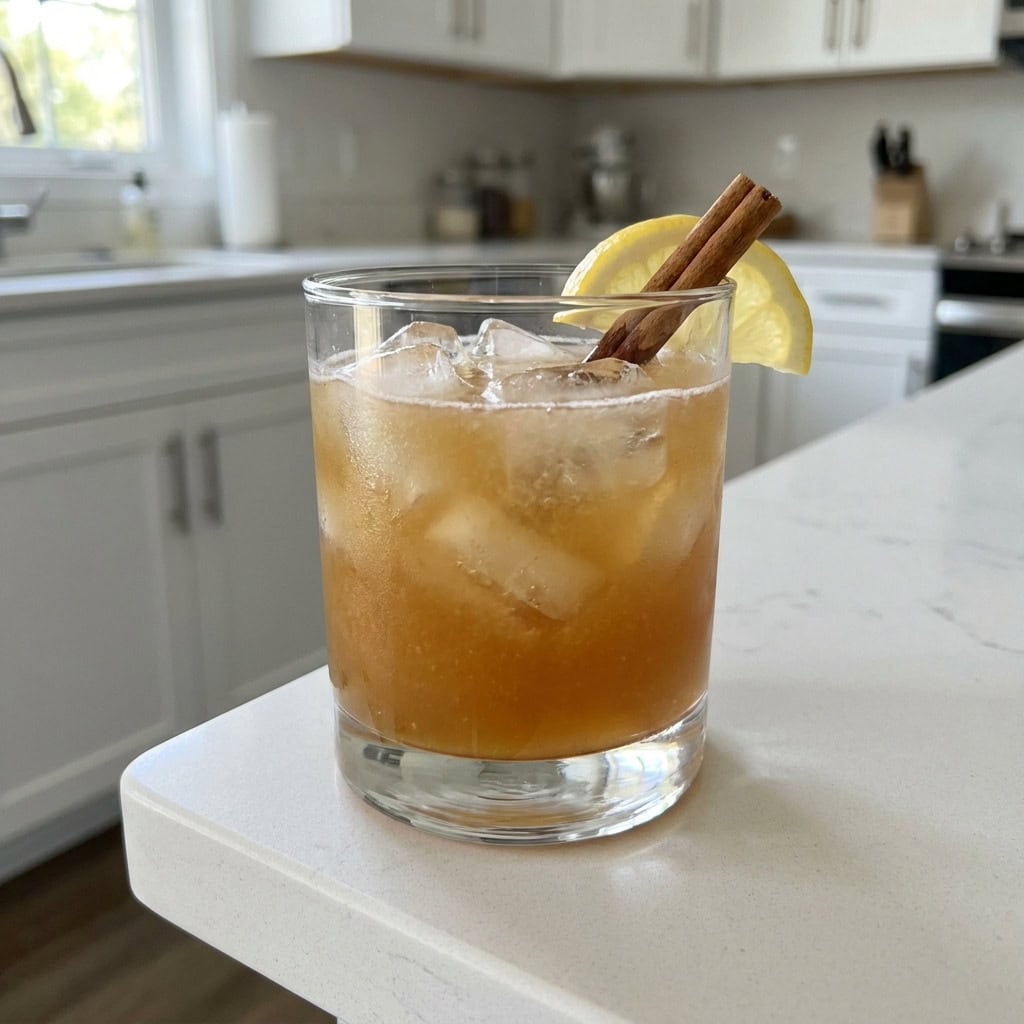 Cinnamon Maple Whiskey Sour Cocktail Recipe