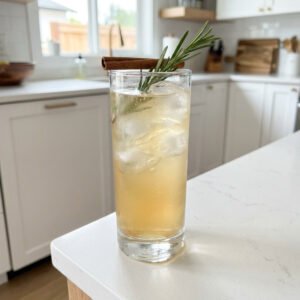 Cinnamon Rosemary Fizz Mocktail Recipe